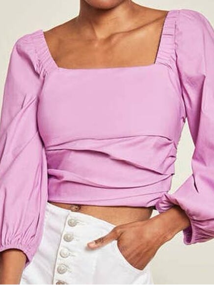 Veronica Beard Kayla Top, Size 10 Orchid